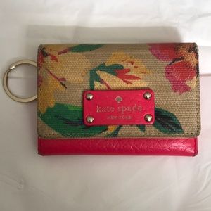 Kate Spade Card Case With Keychain
